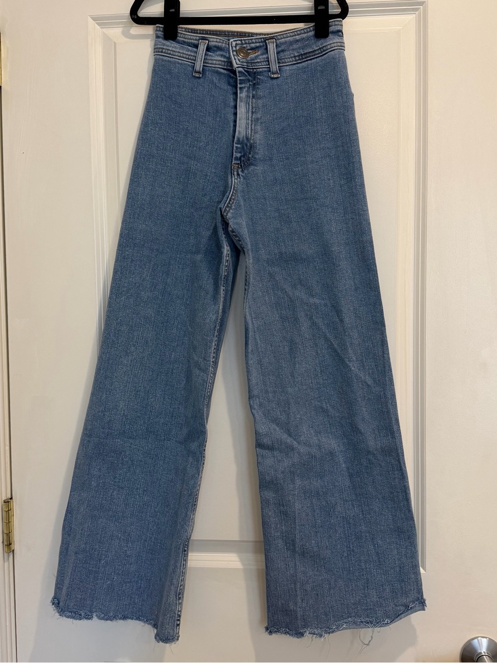 SIZE 2 | Zara ZW Collection High Waist Marine Wide Leg Jeans